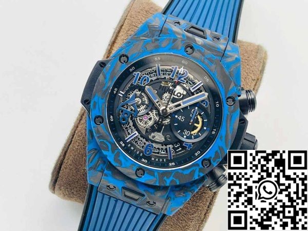 4 84 8c09cd22 371a 4ad8 bfd0 48ef9262b8f2 Hublot BIG BANG 1:1 Best Edition HB Factory Carbon Fiber Blue Case