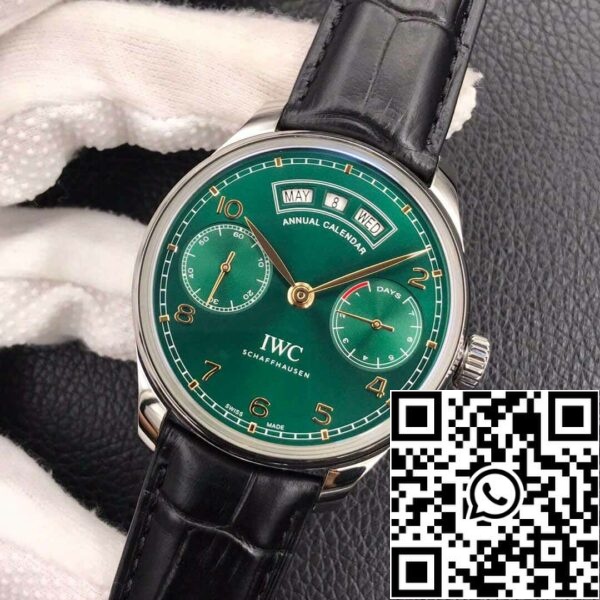 4 84 d48aaded 3a9d 4aa4 b48d ac0db9ca87fd IWC Portugieser IW503510 1:1 Best Edition ZF Factory Grön urtavla