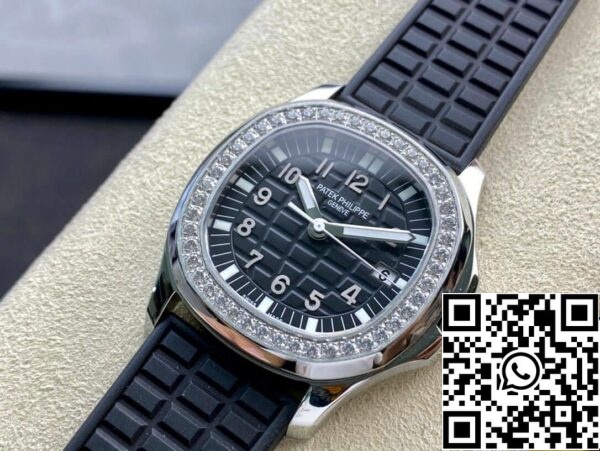 4 85 b7b27ba4 5efc 4d0f 89bb 9dd906c837ec Patek Philippe Aquanaut 5067A-001 Кварцов механизъм 1:1 Най-добро издание PPF Фабрика черен циферблат