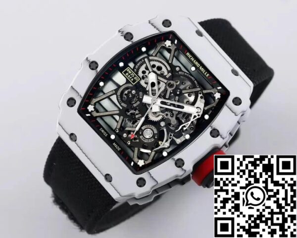 4 85 ba6de4c7 e929 4173 b774 779f4d9a8da4 Richard Mille RM35-01 1:1 Meilleure édition BBR Bracelet noir d'usine