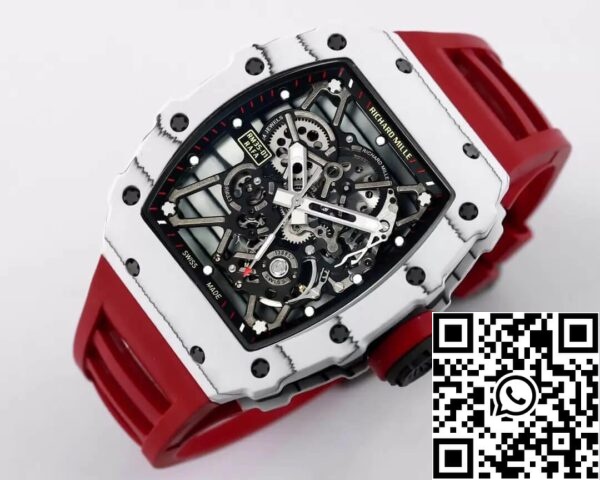 4 86 0ce0922c e46d 40d1 b129 370dbda577d7 Richard Mille RM35-01 1:1 Best Edition BBR Factory Cinturino Rosso