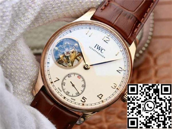 4 86 2e668387 2433 4672 8b72 9dcd17820888 IWC Portugees Tourbillon IW546302 1:1 Beste Editie ZF Fabriek Zilveren Wijzerplaat