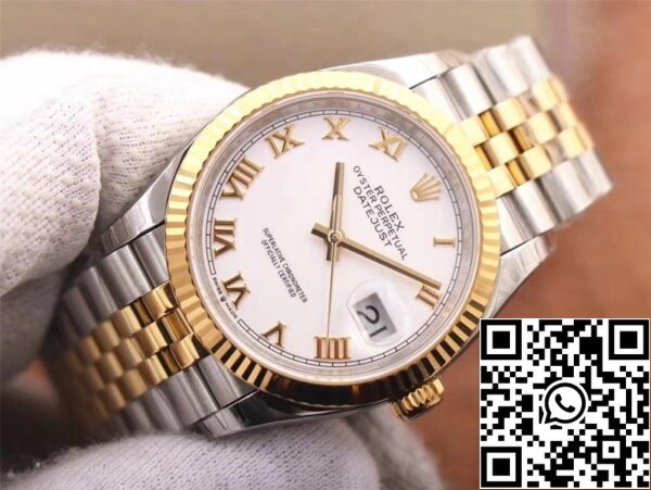 4 86 f1f21dd0 9490 4463 8fbd 285c882901ea Rolex Datejust M126233-0029 1:1 Best Edition EW Factory White Dial Sveitsin ETA3235