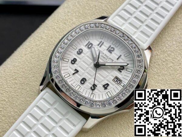 4 87 66a874ab e076 4e4f b407 9e01e883786f Patek Philippe Aquanaut 5067A-024 Movimiento de cuarzo 1:1 Mejor Edición PPF Fábrica Esfera blanca