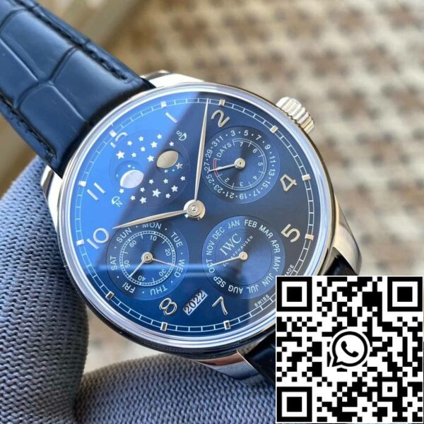 4 87 b105450f 830a 4d52 81cf 6ab492171d5f IWC Portugalin ikuinen kalenteri IW503401 1:1 Best Edition APS Factory Blue Dial