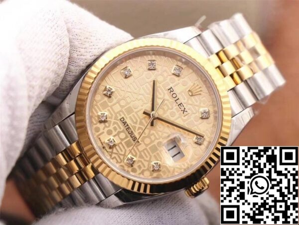 4 87 be3cf1fd 848d 4490 9c7d a50d4025d864 Rolex Datejust M126233-0033 1:1 Best Edition EW Factory Champagne Dial Sveitsin ETA3235