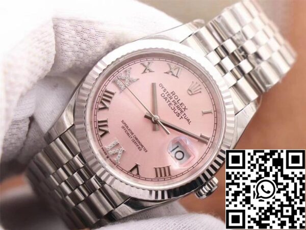 4 88 b66c5676 25f9 4897 bbc9 984756230124 Rolex Datejust M126234-0031 1:1 Най-добро издание EW Фабрика Розов циферблат Швейцарски ETA3235