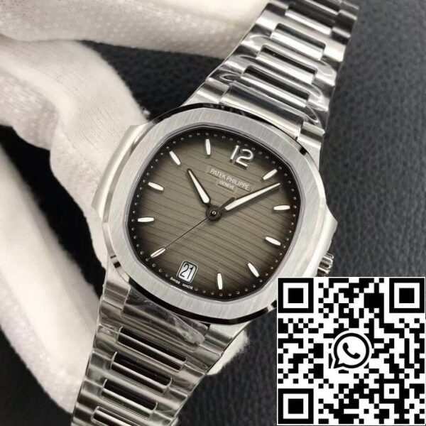 4 89 Patek Philippe Nautilus Női 7118/1A-011 1:1 Best Edition 3K Factory rozsdamentes acélból készült 1:1 Best Edition 3K Factory