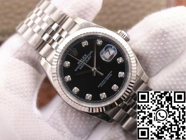 4 89 448477a4 fb71 49a6 baa1 17da3ba70079 Rolex Datejust M126234-0027 1:1 Best Edition EW Factory Quadrante nero