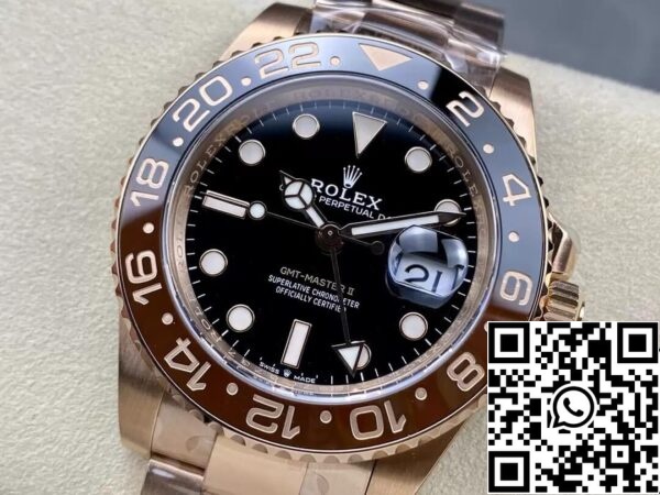 4 8 35cf61b2 6ed9 4f3f 9651 82cc0f9e36a3 Rolex GMT Master II M126715CHNR-0001 1:1 Best Edition C+ Factory Black Dial