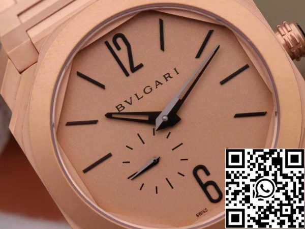 4 8 50e180c6 68f0 4fe5 842e 0ff8f65e3c92 Bvlgari Octo Finissimo 102912 1:1 Best Edition BV Factory Rose Gold Dial