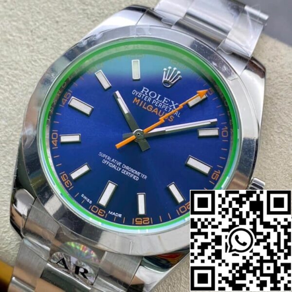 4 8 9213a340 5e42 48b1 ab18 8c762be47d7a Rolex Milgauss 116400GV AR Factory 1:1 Best Edition Swiss ETA3131