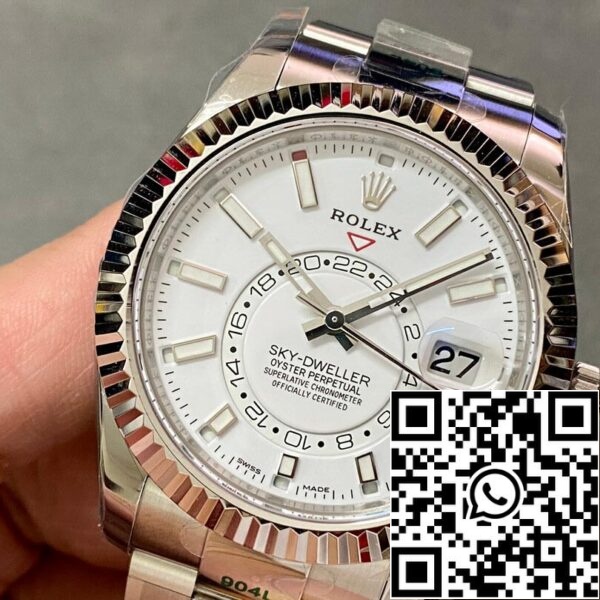 4 8 95d8b5da 60b9 402b a0ff f224712662a0 Rolex Sky Dweller M336934-0003 1:1 Най-добро издание ZF Factory White Dial