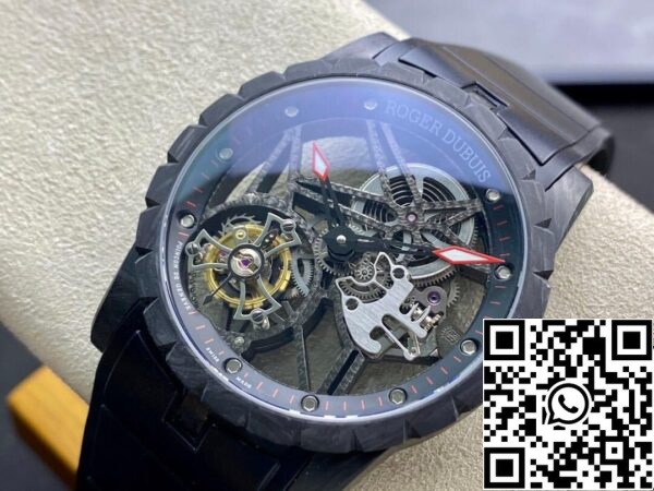 4 91 d1a91382 537a 4d44 8475 ee310d76d05f Roger Dubuis Excalibur DBEX0577 1:1 Best Edition BBR Factory Tourbillon Squelette Cadran