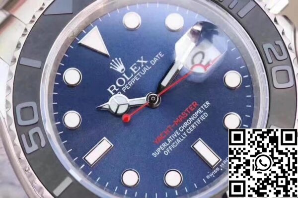 4 94 Rolex Yacht-Master 116622LN EW Factory 1:1 Mejor Edición suiza ETA3135 Esfera azul