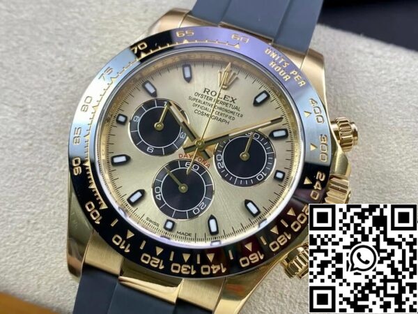 4 95 Rolex Cosmograph Daytona M116518LN-0048 1:1 Best Edition Clean Factory pezsgő színű számlapja