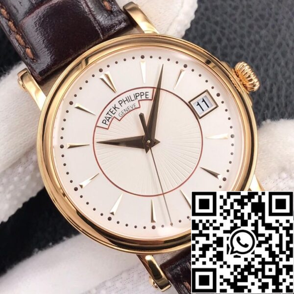 4 95 a1478dda 40b5 4efc ab18 f764d184c44e Patek Philippe Calatrava 5153J-001 1:1 Best Edition ZF Factory Weißes Zifferblatt Rose Gold