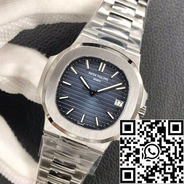 4 97 Patek Philippe Nautilus 5711/1A 010 1:1 Best Edition 3K gyári kék számlap