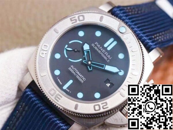 4 98 5ab61b2a 6e2b 483a a544 1b07a0aabf5f Panerai Submersible PAM00985 VS Factory 1:1 Best Edition Black Dial Swiss P.9010