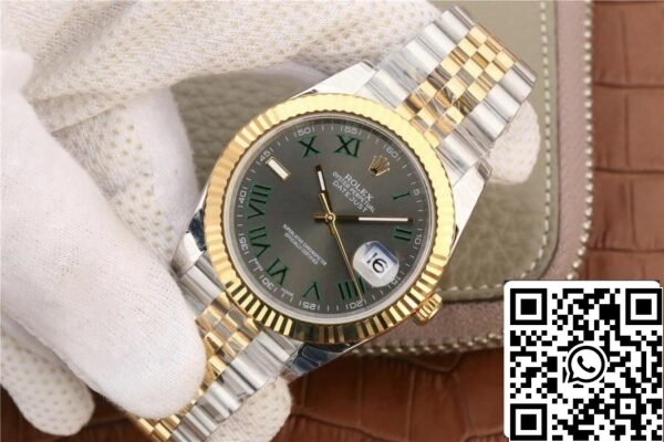 4 9 37eae0c0 53f2 4e2b 9510 b49f9181616765 Rolex Datejust M126333-0020 1:1 Best Edition EW Factory Sötétszürke számlapja