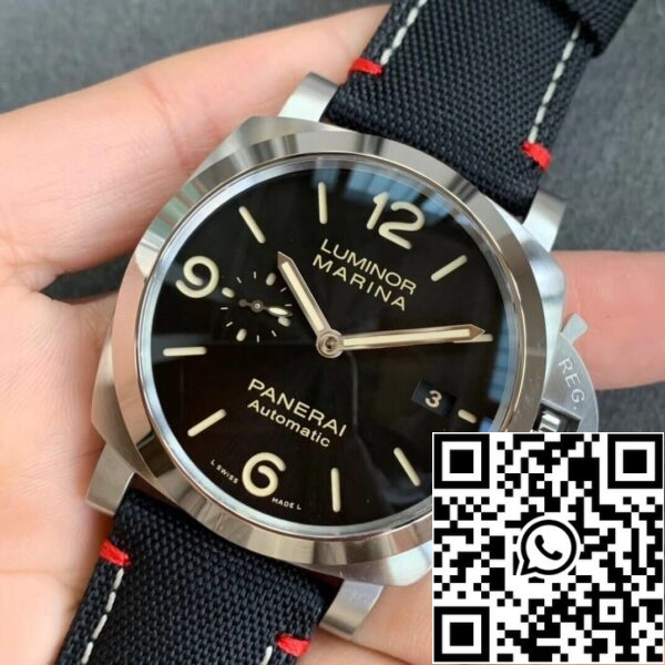 41 10 Panerai Luminor Marina PAM01025 1:1 Best Edition VS Fabriek Zwarte Wijzerplaat