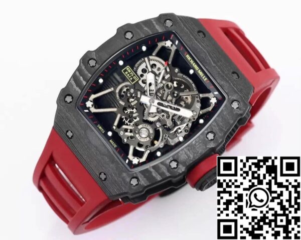 4 6a7de9ea 5106 493a bb61 dd7d772963c6 Richard Mille RM35-01 1:1 Meilleure édition BBR Bracelet en caoutchouc d'usine