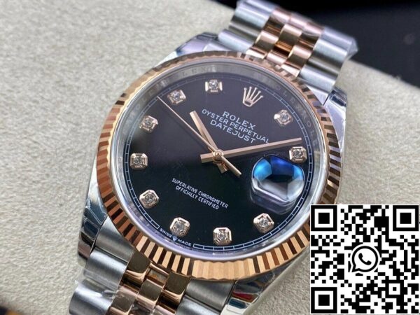 4 811a220b 56ea 4bdd a9c2 5a77fcfbe7ae Rolex Datejust M126231-0019 1:1 Best Edition EW Factory Svart urtavla