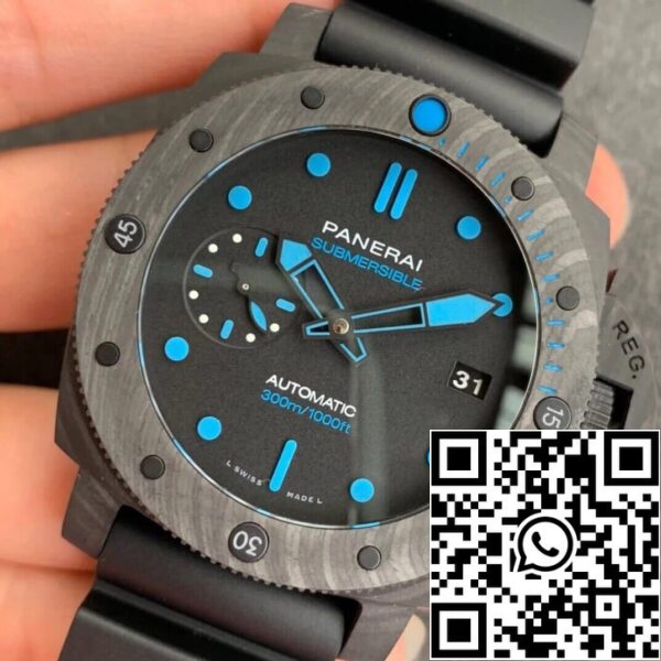 4 8369cc09 6f57 4720 4720 ae9b e2ba94d5bf7e Panerai Submersible PAM00960 1:1 Best Edition VS Factory Black Dial