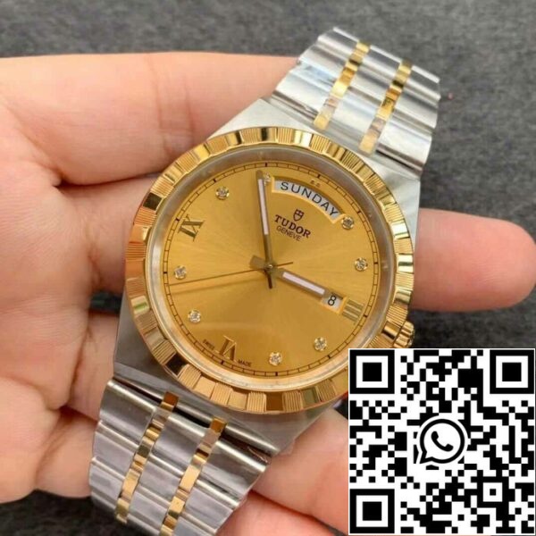 4 d49e3ffb 59d1 4b38 9934 7f4f9c86567f Replica Tudor Royal M28603-0006 Best 1:1 Edition V7 Factory Quadrante Champagne