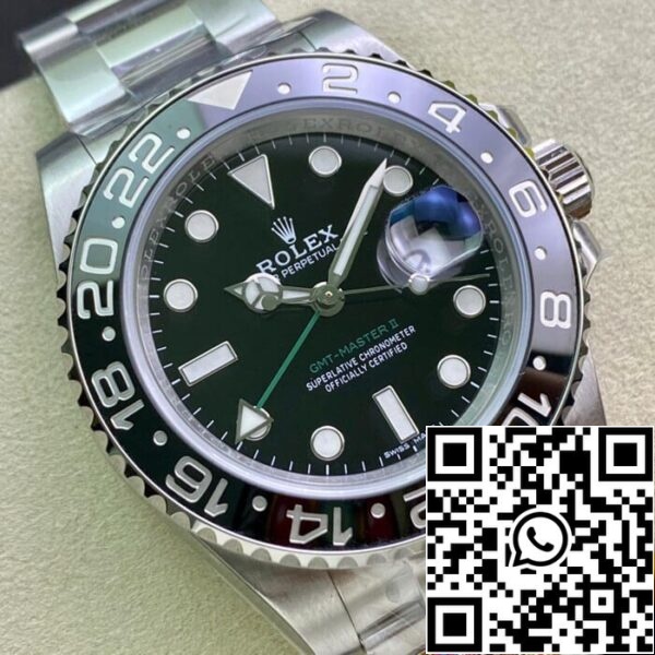 4 fa82ae1e 5023 4870 beae 9af76d263827 Rolex GMT Master II 116710LN-78200 1:1 Best Edition Καθαρή εργοστασιακή μαύρη στεφάνη