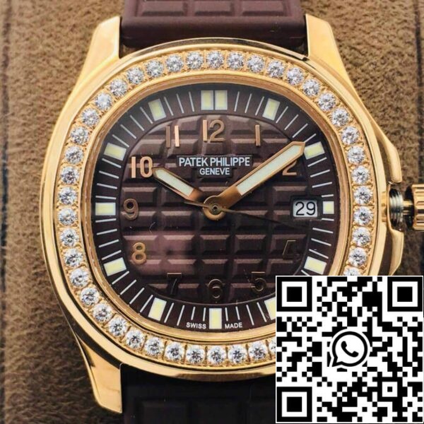 5 103 0e2ed774 d407 46f2 8da3 41ba6c8d9f24 Patek Philippe Aquanaut 5067A kvartsi liikkuvuus 1:1 Best Edition PPF Factory Rose Gold Ruskea Dial