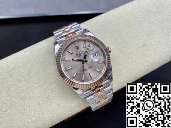 5 106 Rolex Datejust M126331-0010 1:1 Mejor Edición VS Fábrica Oro Rosa