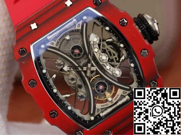 5 106 7d39a3a0 8769 427b a8d3 b8e5dd8fab84 Richard Mille RM53-01 1:1 Best Edition KV Factory Red TPT Carbon Fiber