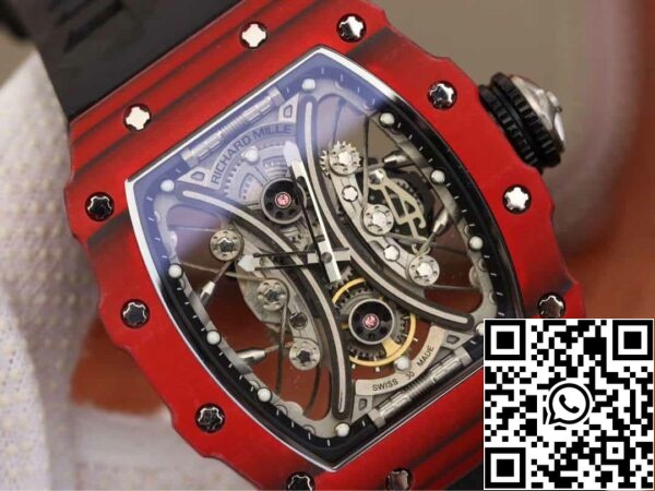 5 107 25bbdddf 04f1 4290 9277 1e1059f40526 Richard Mille RM53-01 1:1 Beste Edition KV Factory TPT Kohlefaser Schwarz Strap