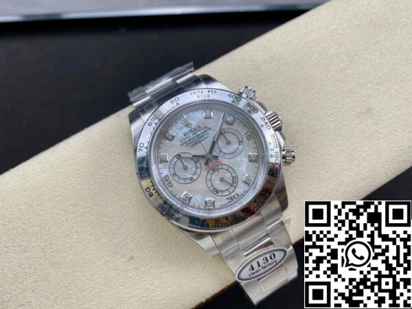 5 10 7b78f26a c64d 4875 bd68 6565b1615de6 Rolex Cosmograph Daytona M116509-0064 1:1 Best Edition Czysta fabryczna tarcza z masy perłowej