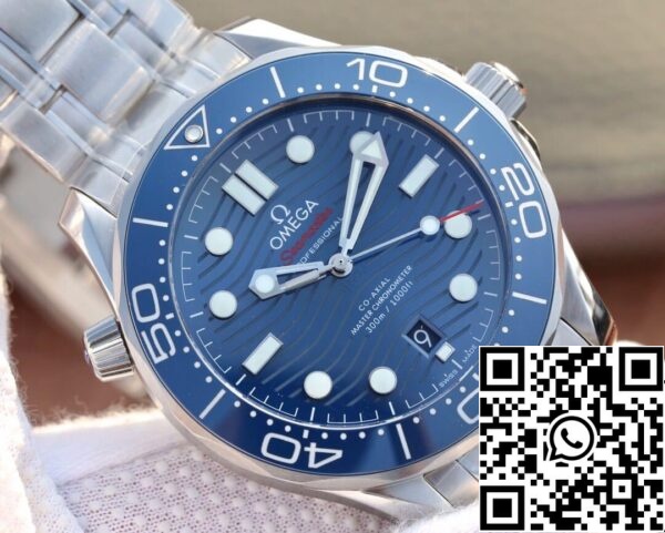 5 10 9774199c afa9 4b12 bb96 210474577d4e Omega Seamaster Diver 300M 210.30.42.20.03.001 1:1 Best Edition VS Factory Sininen kellotaulu