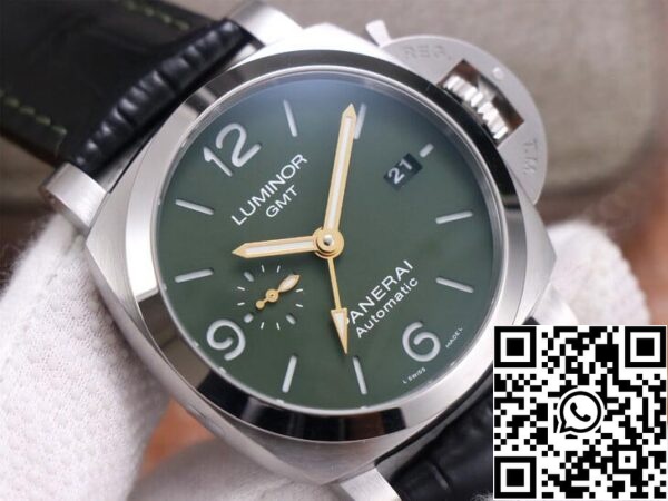 5 10 e3bbeac2 d019 426f 9bd5 f9fe74303997 Panerai Luminor PAM1056 1:1 Best Edition VS Factory Zöld számlap