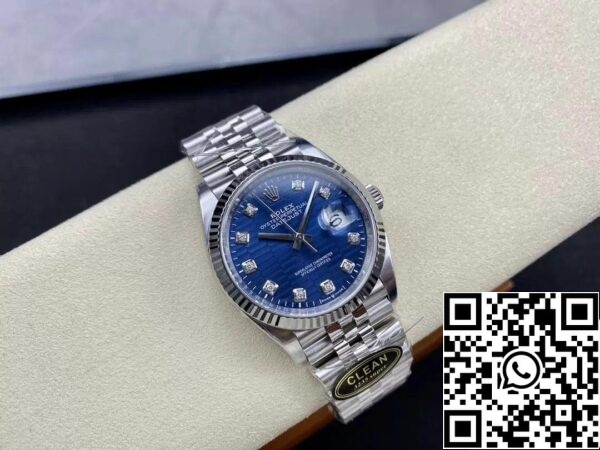 5 11 Rolex Datejust M126234-0057 36MM 1:1 Best Edition Clean Factory Esfera Azul