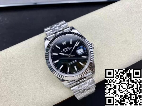 5 110 Rolex Datejust M126334-0018 1:1 Paras painos VS Factory Musta soittaa