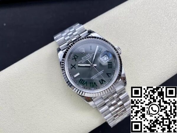 5 112 Rolex Datejust M126234-0045 36MM 1:1 Най-добро издание VS Фабрика сив набиране