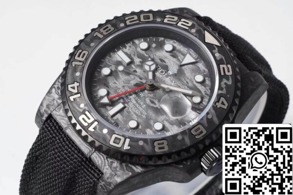 5 112 e2c29473 6f09 455a 9563 1f11d137767777 Rolex GMT-MASTER II Diw 1:1 Best Edition Carbon Fiber Musta kangas hihna