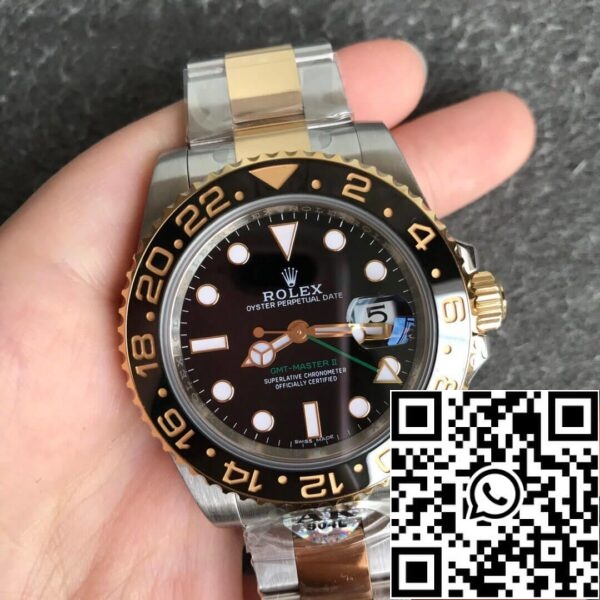 5 115 cdf77896 5d39 4c7d 9b4f 663e3d565129 Rolex GMT Master II 116713-LN-78203 1:1 Best Edition AR Factory Musta Dial