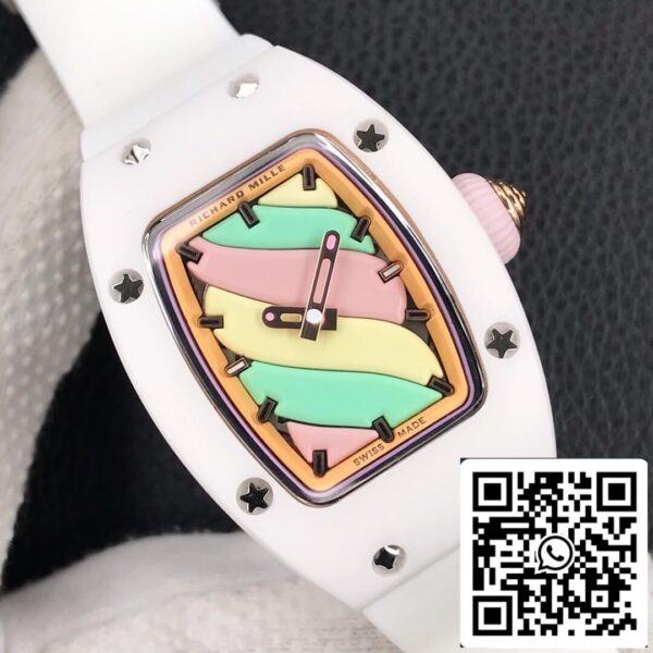 5 115 ef238202 6cf5 4a7f 8fe7 89bc7f2ab673 Richard Mille RM-07 Bon Bon 1:1 Best Edition RM Factory Vit keramikfodral