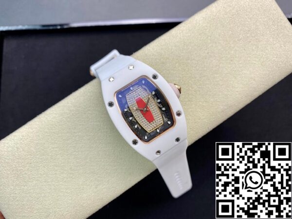 5 116 254f068a 4124 4c51 bda0 ea9fdce89294 Richard Mille RM 07-01 1:1 Best Edition RM Factory Timanttisormus kellotaulu