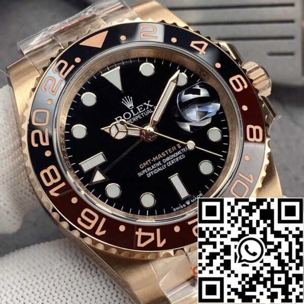 5 116 4fdc7076 6586 4324 8f41 caa52aee74a8 Rolex GMT Master II 126715CHNR-0001 1:1 Best Edition GM Factory rózsaarany