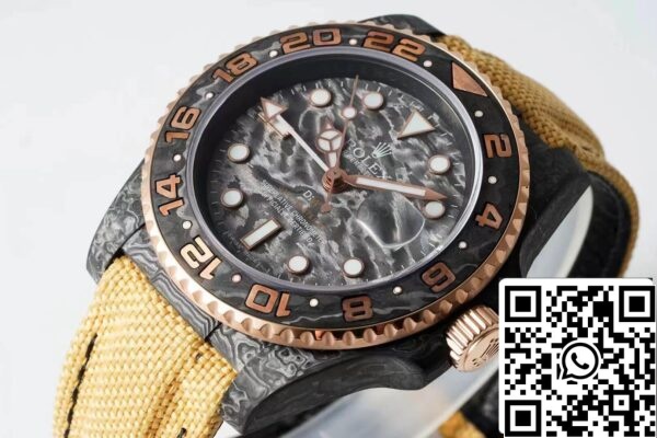 5 116 8ad51ff8 9594 4dd2 9788 bd0b8c5ac751 Rolex GMT-MASTER II Diw 1:1 Най-добро издание Кафява текстилна каишка