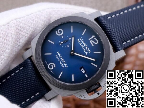 5 11 a21ff7d6 6cd6 4d15 86bf 3395ab67f584 Panerai Luminor PAM1663 1:1 Best Edition VS Factory Smoked Blue Dial