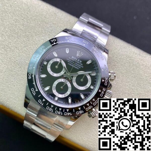 5 122 Rolex Cosmograph Daytona M116500LN-0002 1:1 Best Edition Quadrante nero di fabbrica pulito