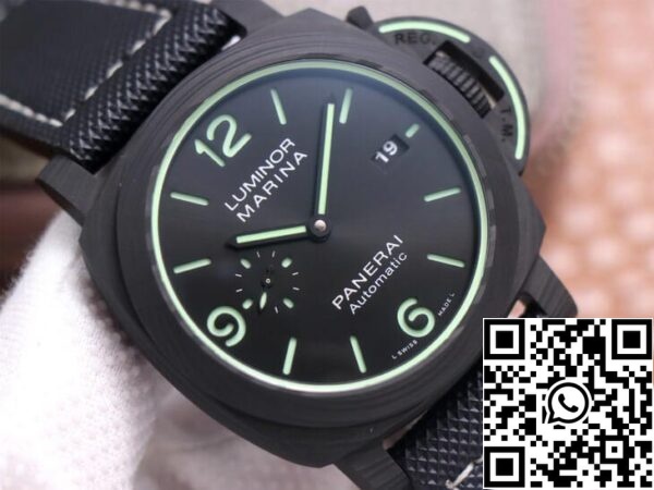 5 12 6239a412 62b7 4cad b3c5 919743473a67 Panerai Luminor PAM1118 1:1 Best Edition VS Fabriek Zwarte Wijzerplaat