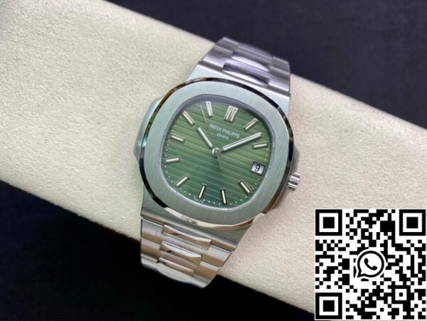 5 132 c1888cd3 335e 42fc 9c3a 1fa66c3935ce Patek Philippe Nautilus 5711/1A 1:1 Best Edition PPF gyári olívazöld számlapja